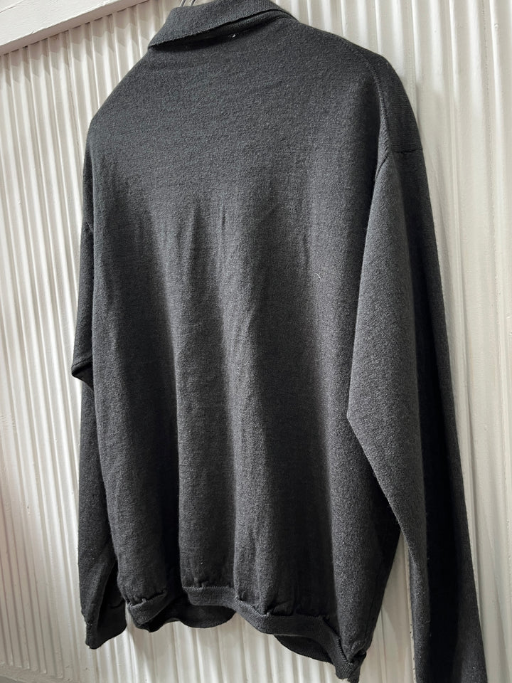 1980-90s "GIORGIO ARMANI" cashmere brend knit jacket