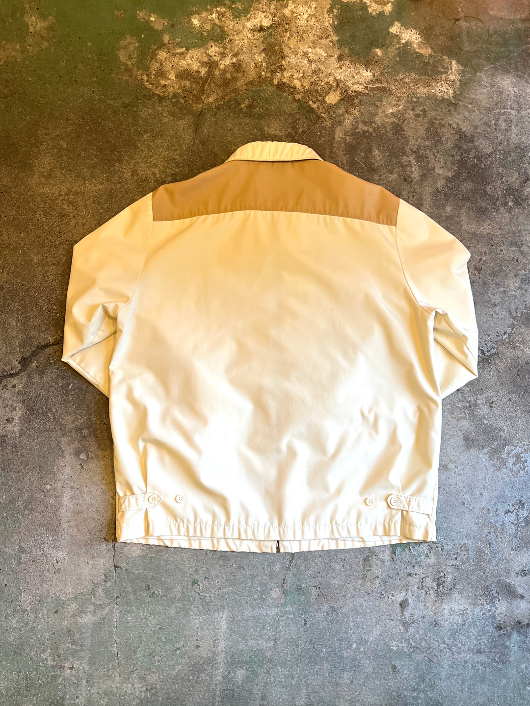 1970-80s "Sears" two-tone multi zip design jacket