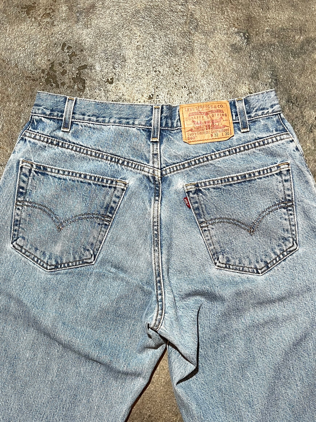 2000s "Levi's" 560 denim pants 32×30
