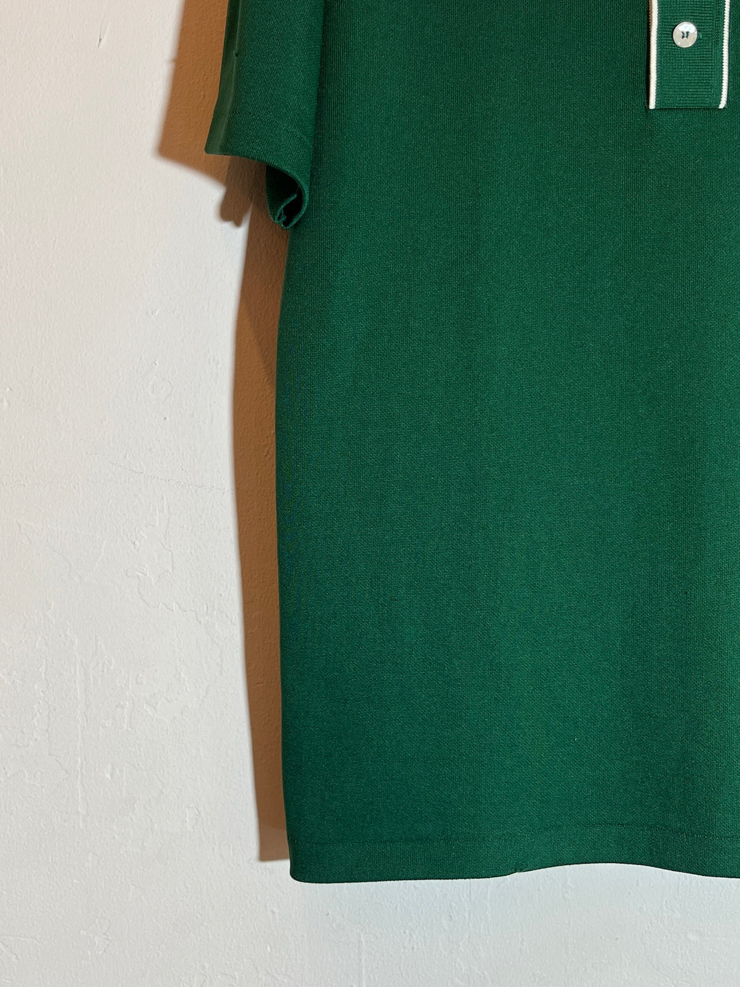 1970s USA made "ROBERT BRUCE Arnold palmer" deep green s/s polo
