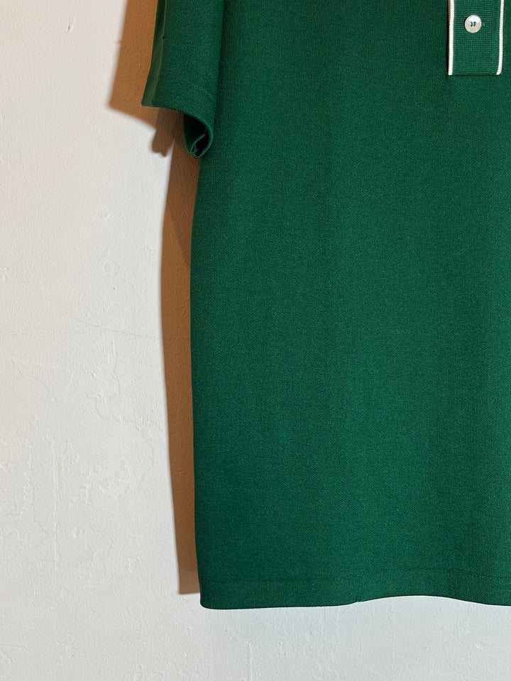 1970s USA made "ROBERT BRUCE Arnold palmer" deep green s/s polo