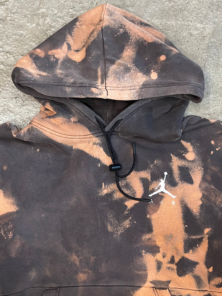 "Jordan" bleach dyed sweat hoodie