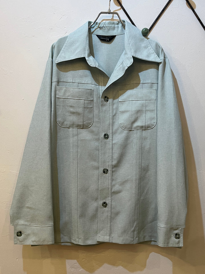 1970s "JC.Penney" pale blue shirt