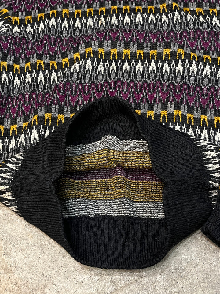 1960-70s "BRENT" abstract pattern knit