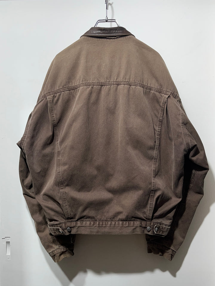 1990s "Diesel" chocolate brown denim jacket
