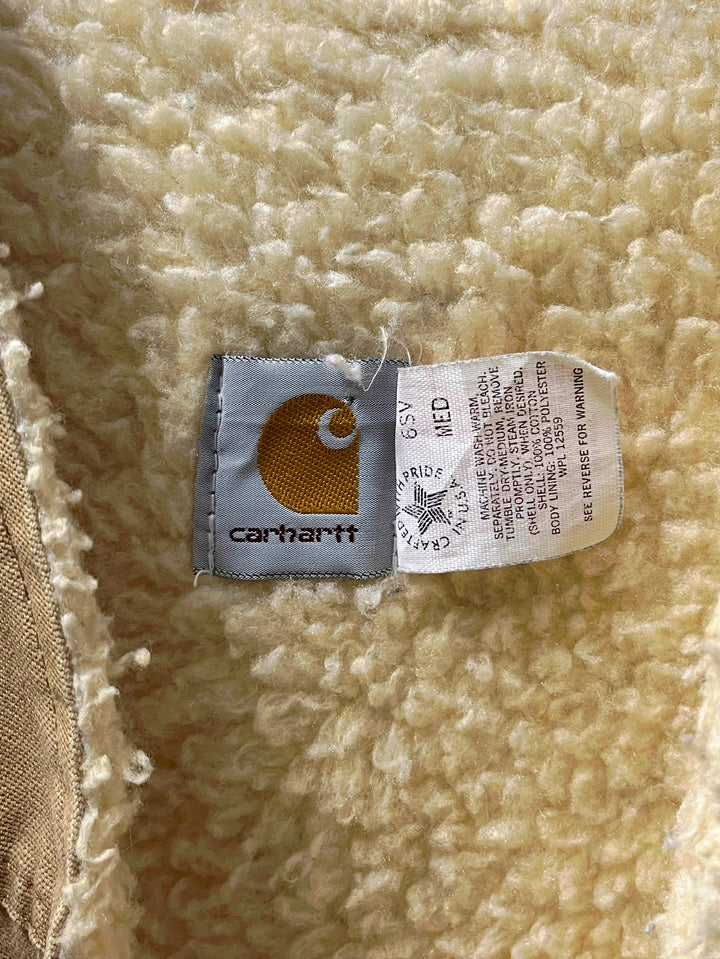 1980s USA made "Carhartt" duck boa vest