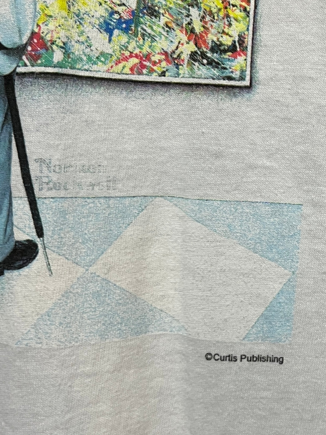 1990s "Norman Rockwell" art T-shirt deadstock