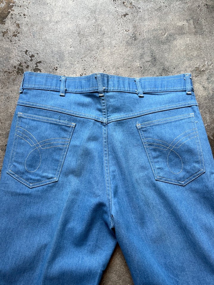 1990s light ounce denim pants 36 × 29