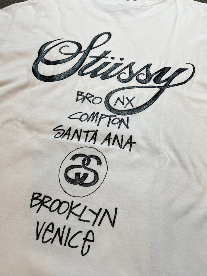 2000s "Stussy" 25th anniversary  T-shirt
