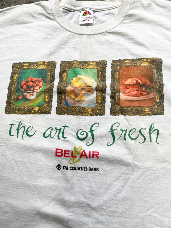 1990-00s Bel Air × Tri Counties Bank promo art T-shirt