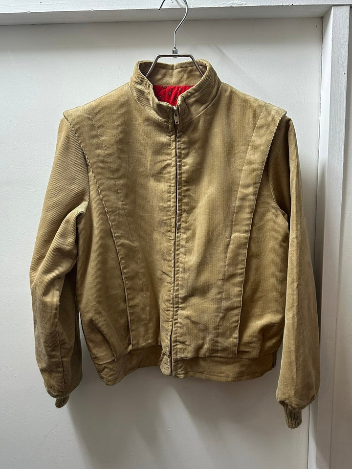 1980-90s USA made pleats design corduroy short jacket