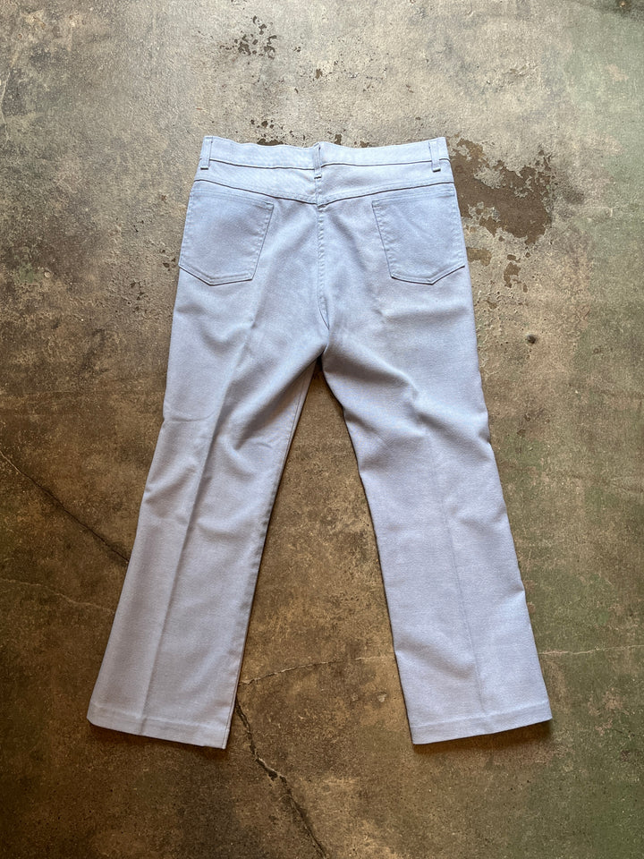 1970s ice blue straight-leg pants