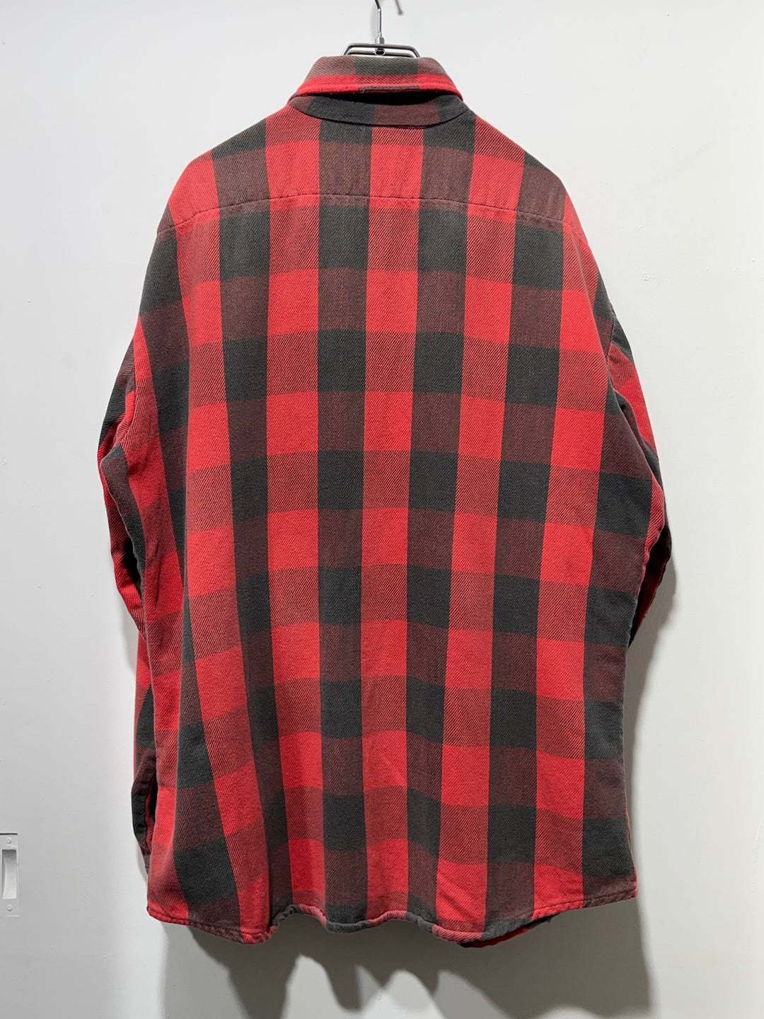 1980-90s USA made "FIVE BROTHER" buffalo checkered flannel shirt