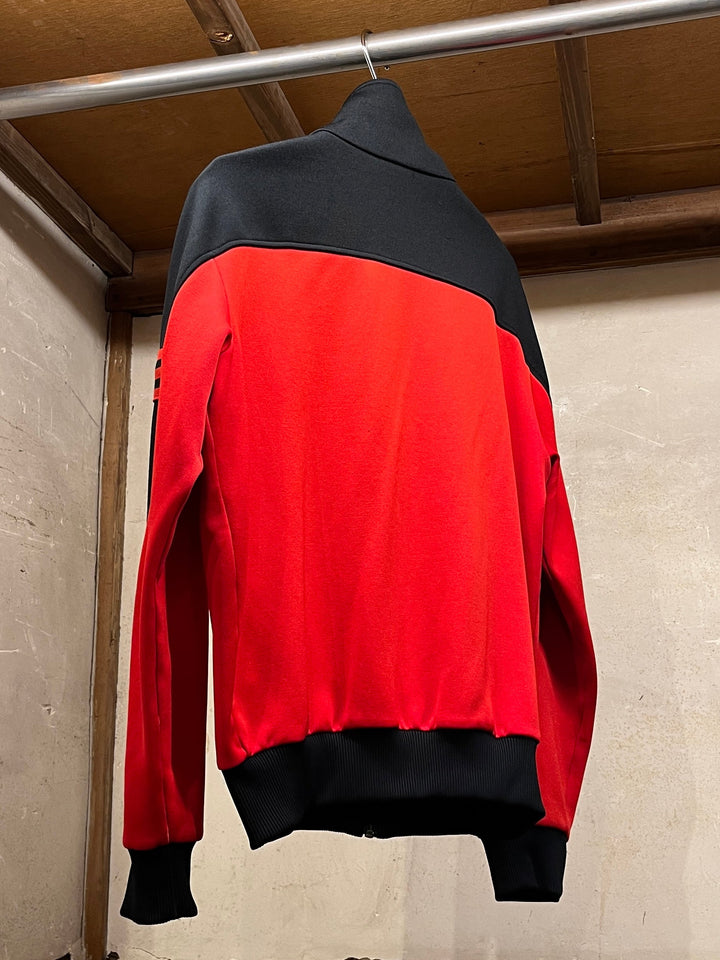 1980s West Germany made "adidas" red × black track jacket