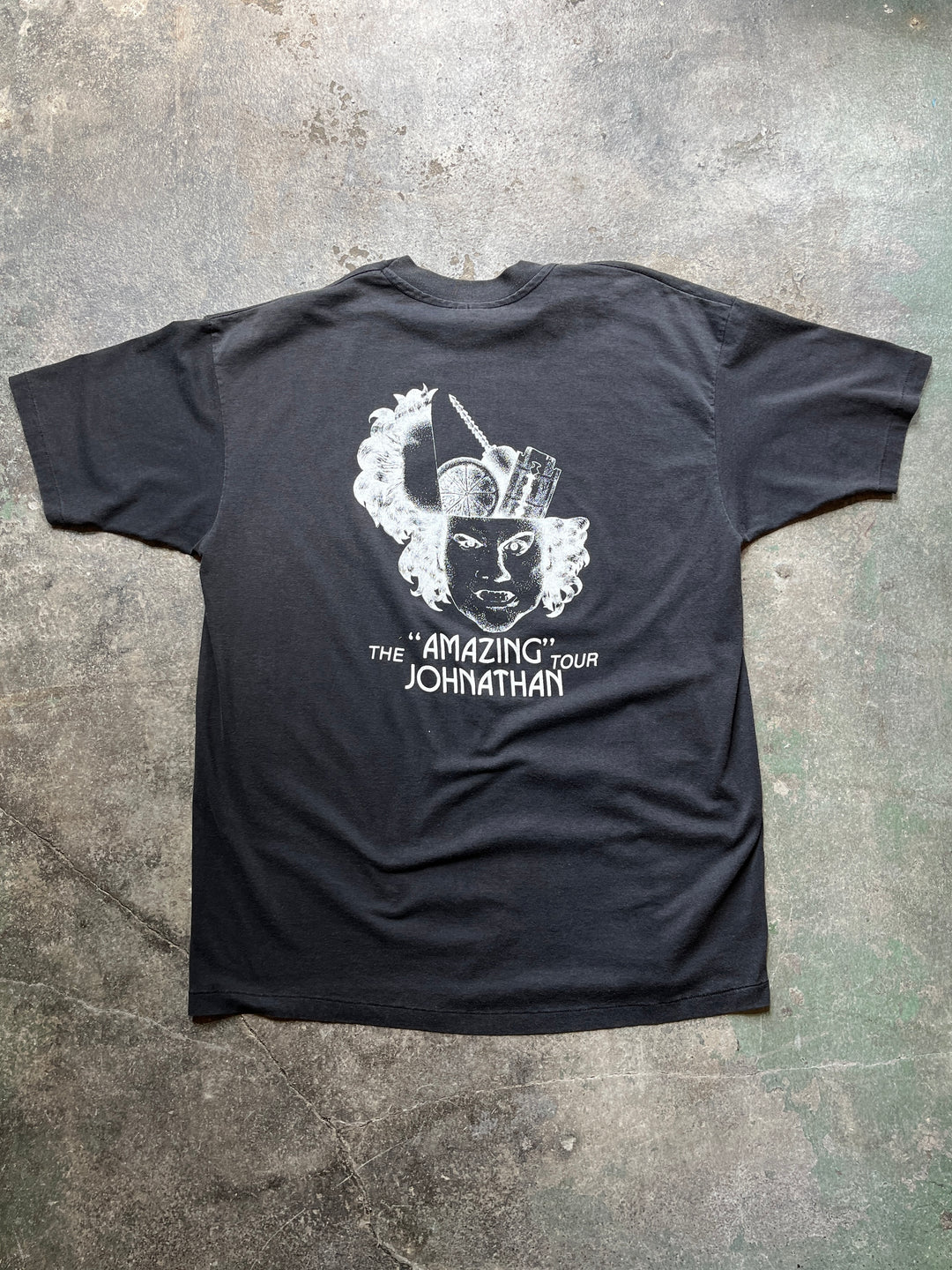 1980s USA made The Amazing Johnathan magician tour T-shirt