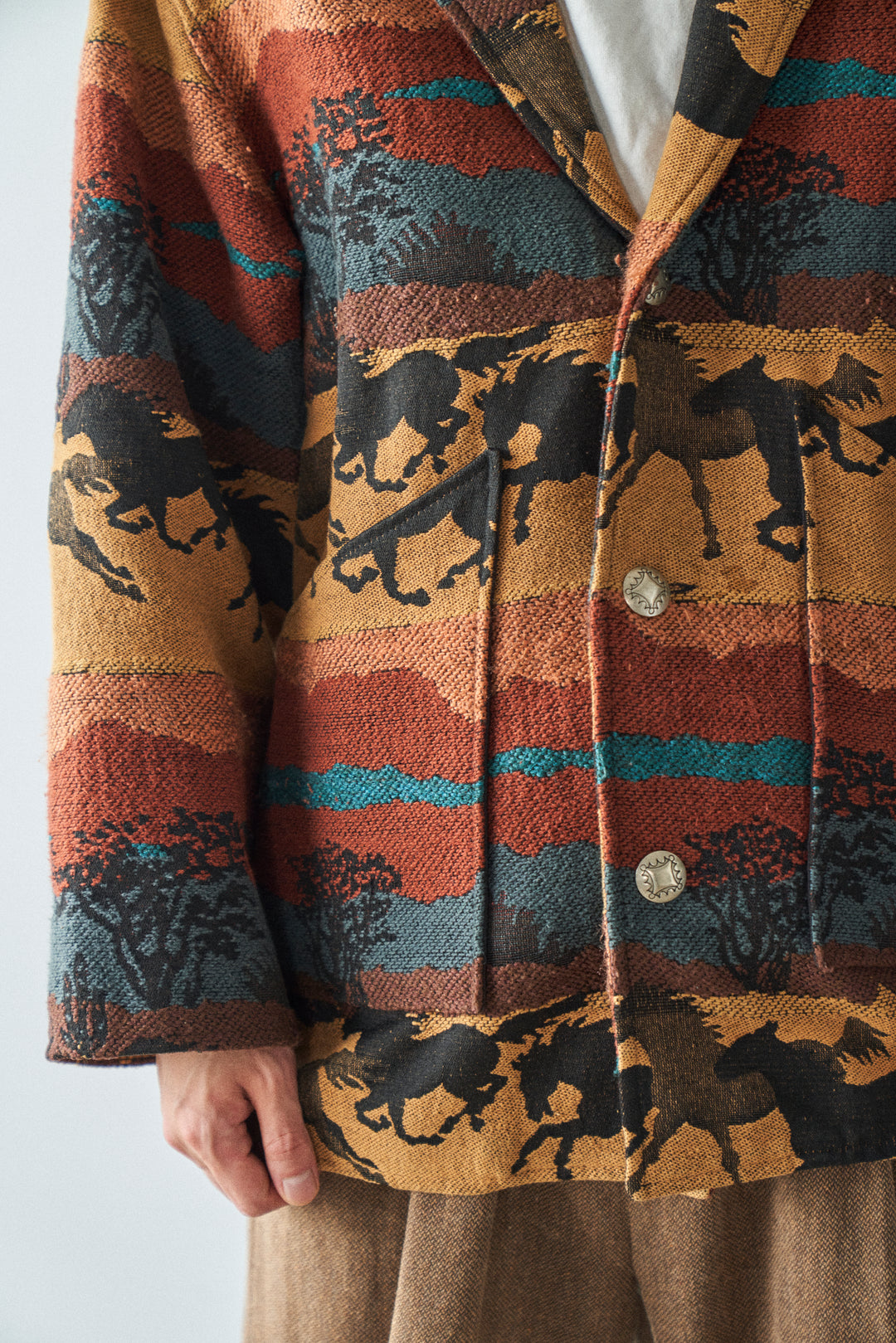 native pattern indian jacket