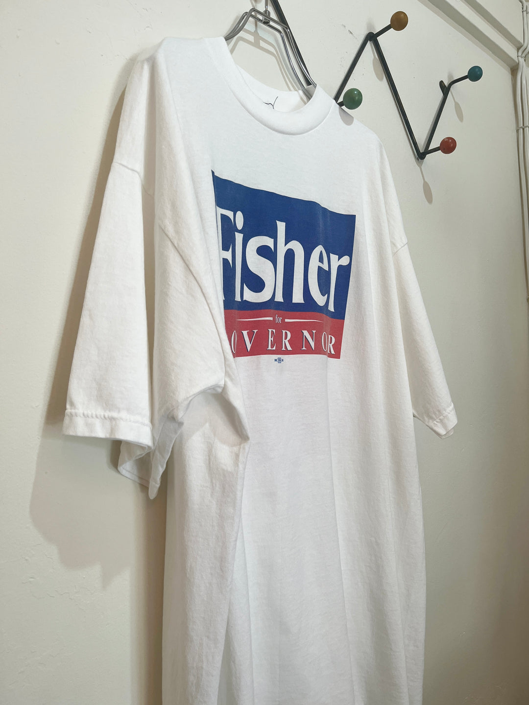 1990s USA made Fisher Governor T-shirt