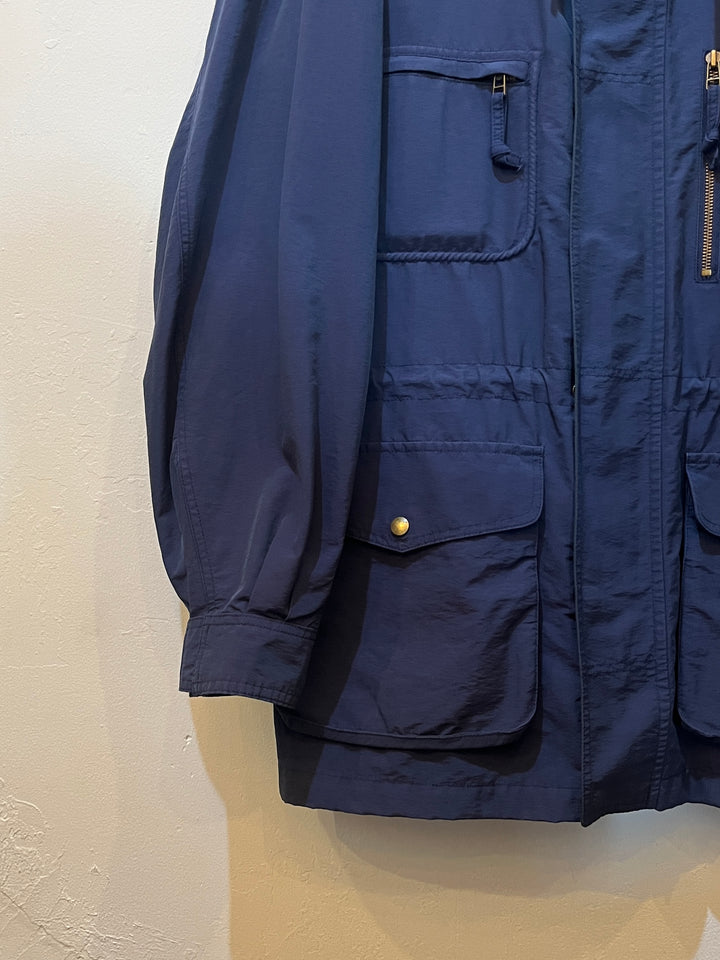 1980-90s "Eddie Bauer" navy mountain parka jacket