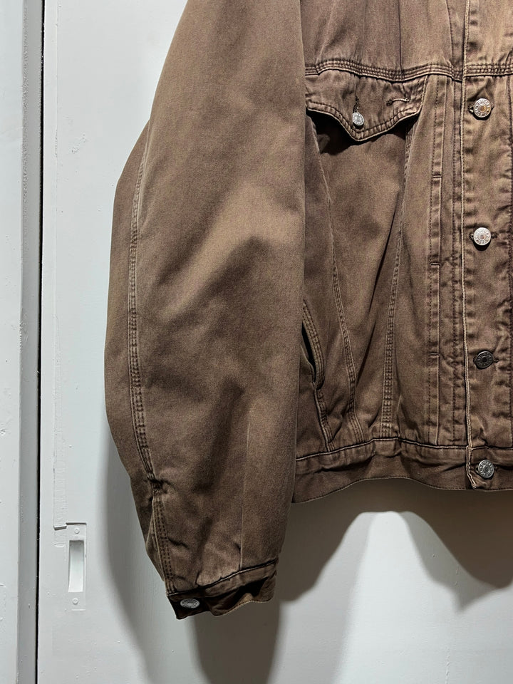 1990s "Diesel" chocolate brown denim jacket