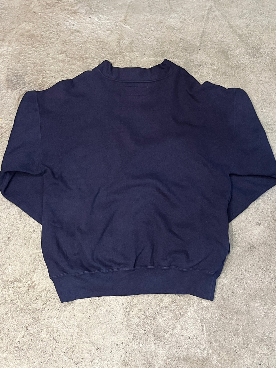 1980-90s USA made "L.L Bean × RUSSELL ATHLETIC" navy sweat cardigan