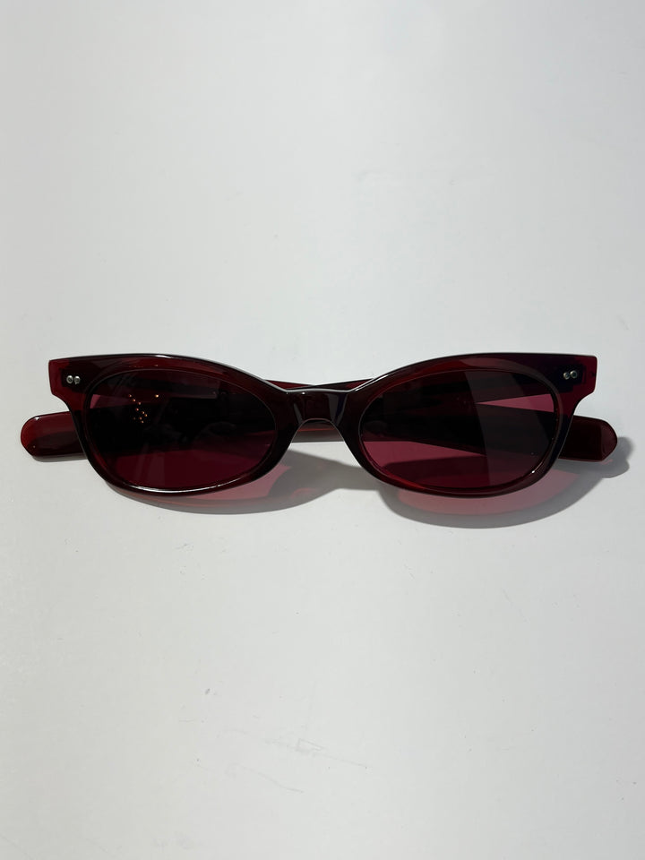 1990s dead stock sunglasses bordeaux