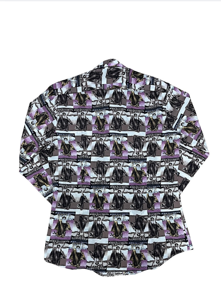 "ACQUE DELLA SALUTE" total pattern shirt