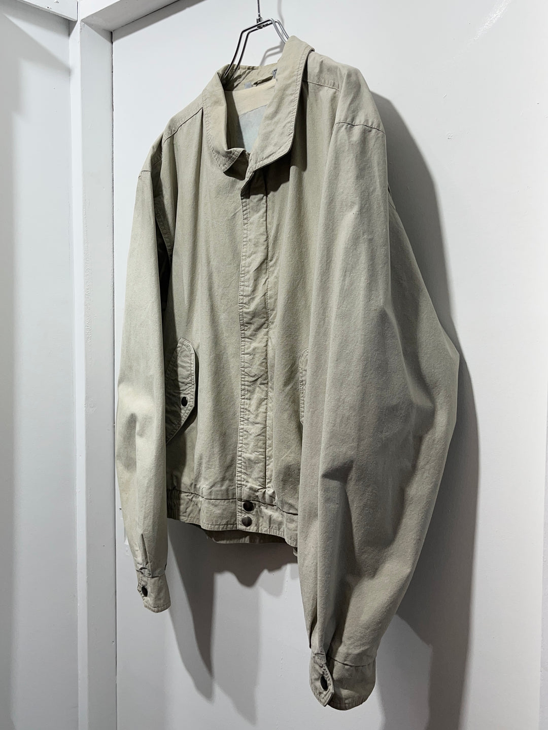 1990s sand beige harrington jacket