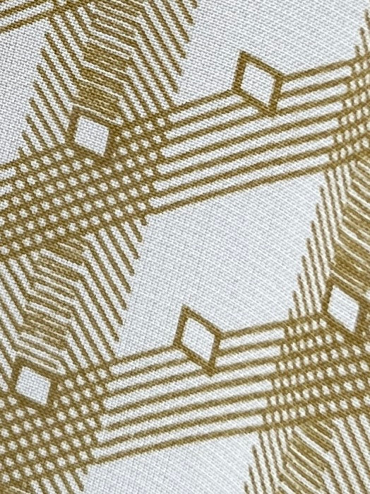 1970s diamond checkered s/s shirt