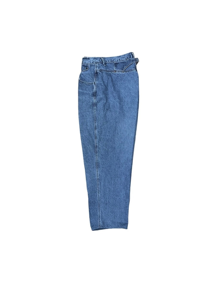 loose silhouette denim pants