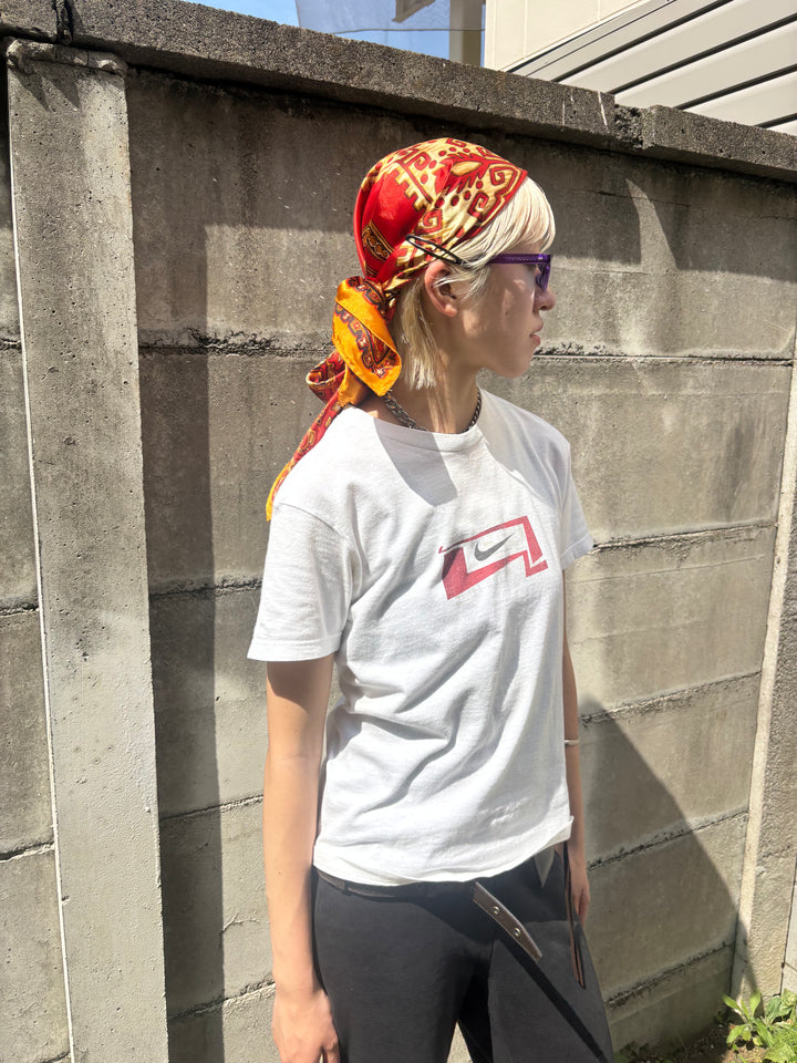 1990s USA made "NIKE" both sides graphic T-shirt