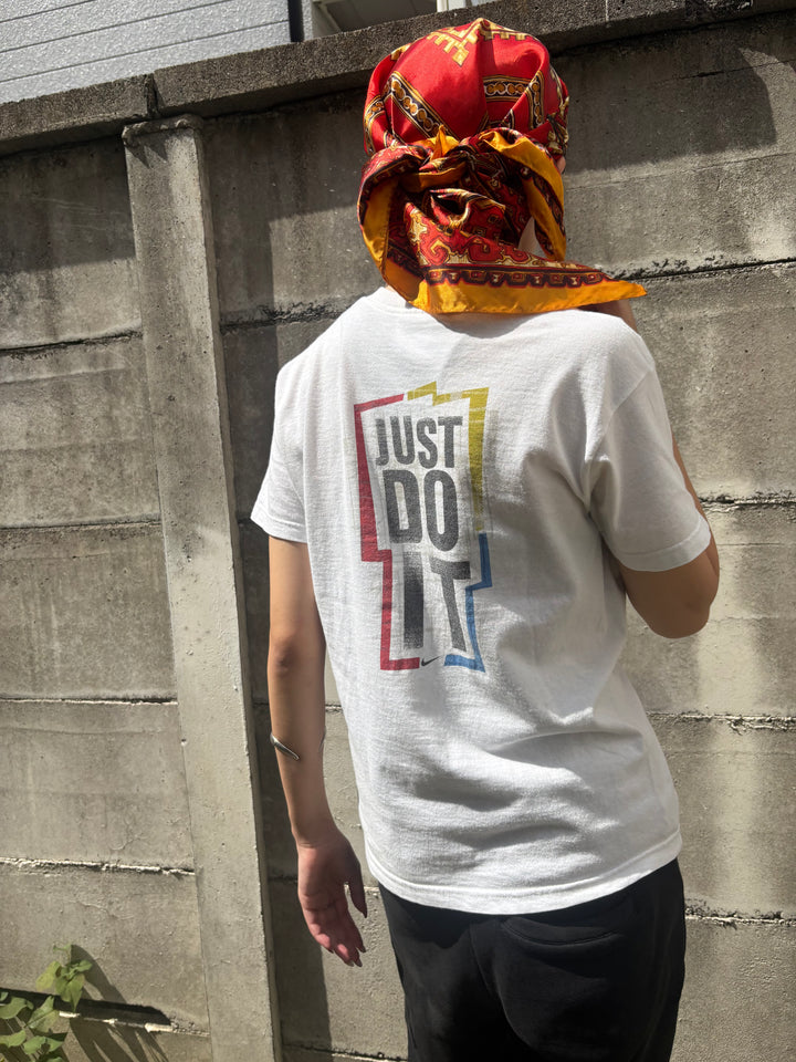 1990s USA made "NIKE" both sides graphic T-shirt