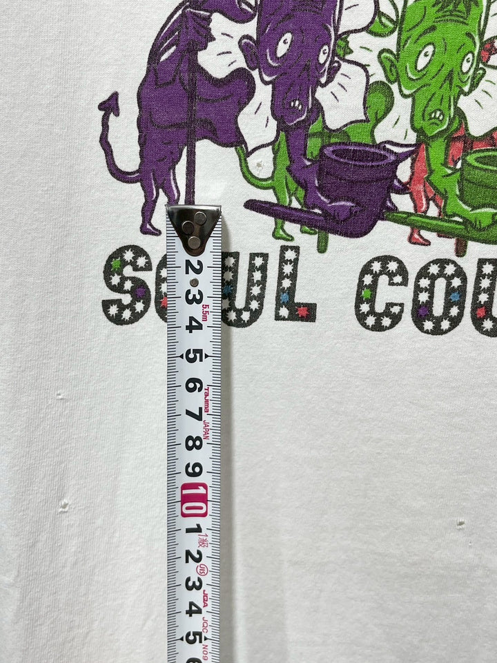 1990s USA made "SOUL COUGHING" graphic art T-shirt