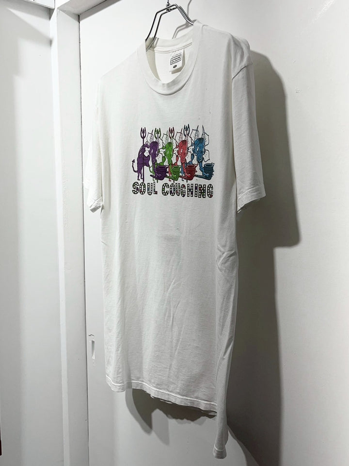 1990s USA made "SOUL COUGHING" graphic art T-shirt