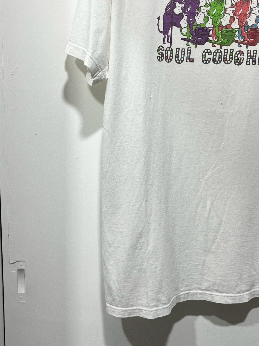 1990s USA made "SOUL COUGHING" graphic art T-shirt