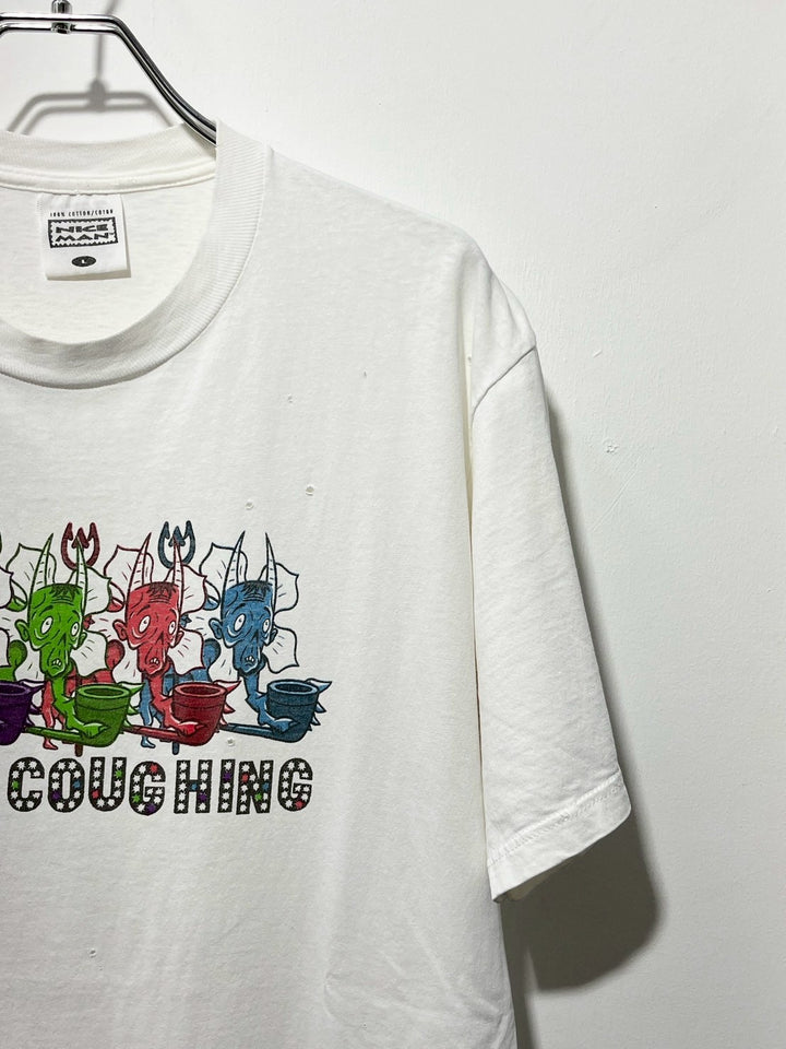 1990s USA made "SOUL COUGHING" graphic art T-shirt