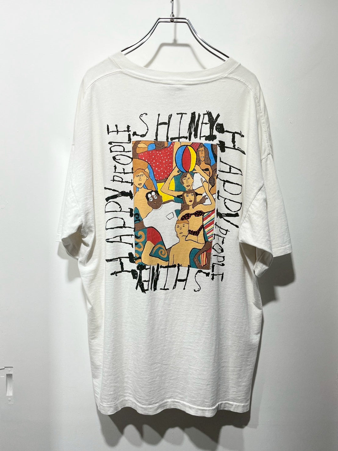 1990s USA made "R.E.M" Shiny Happy Peaple T-shirt