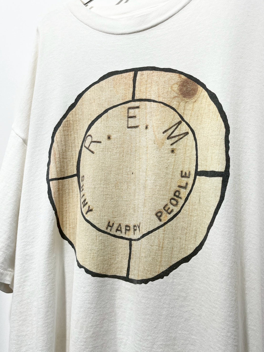 1990s USA made "R.E.M" Shiny Happy Peaple T-shirt
