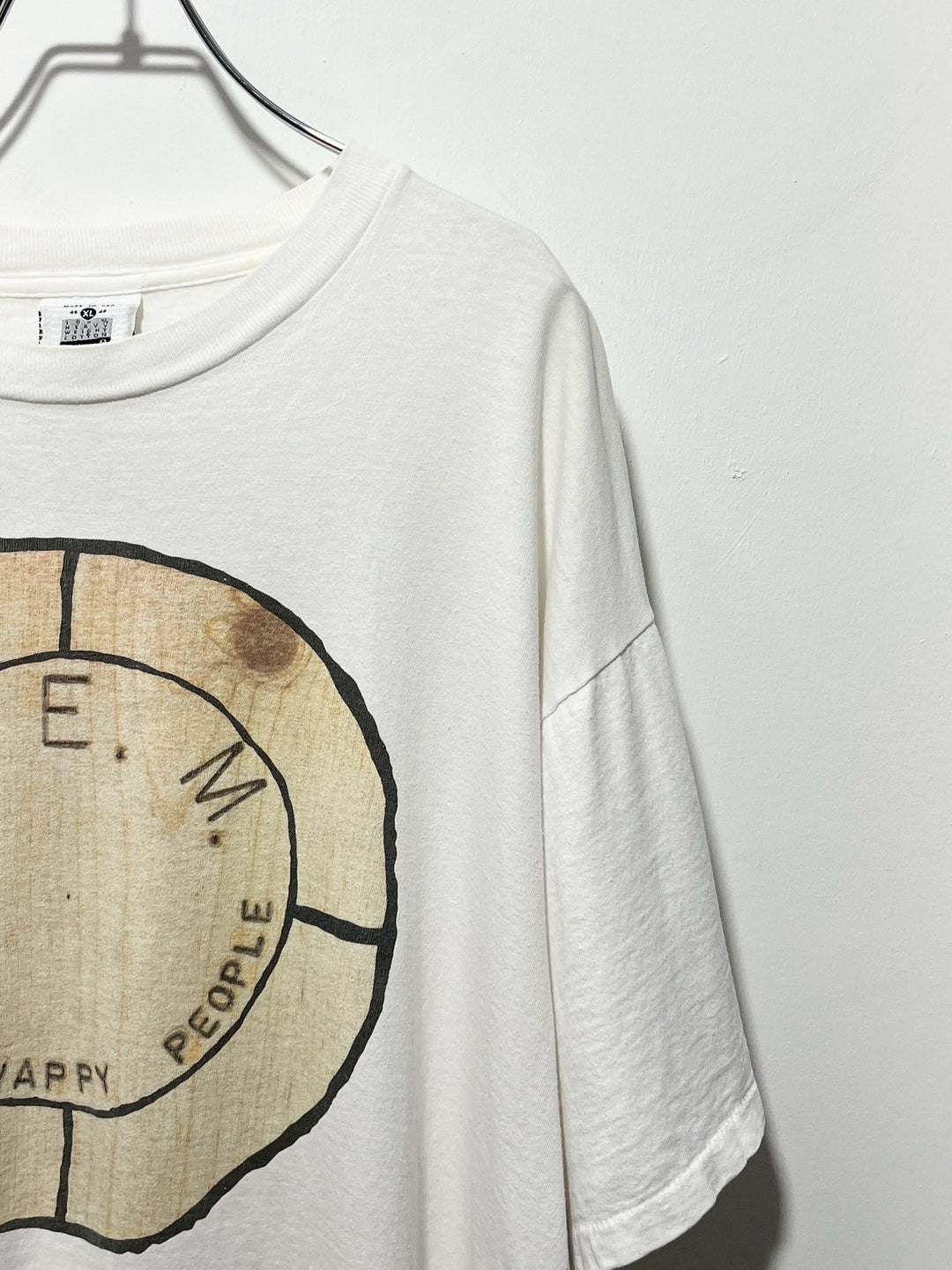 1990s USA made "R.E.M" Shiny Happy Peaple T-shirt