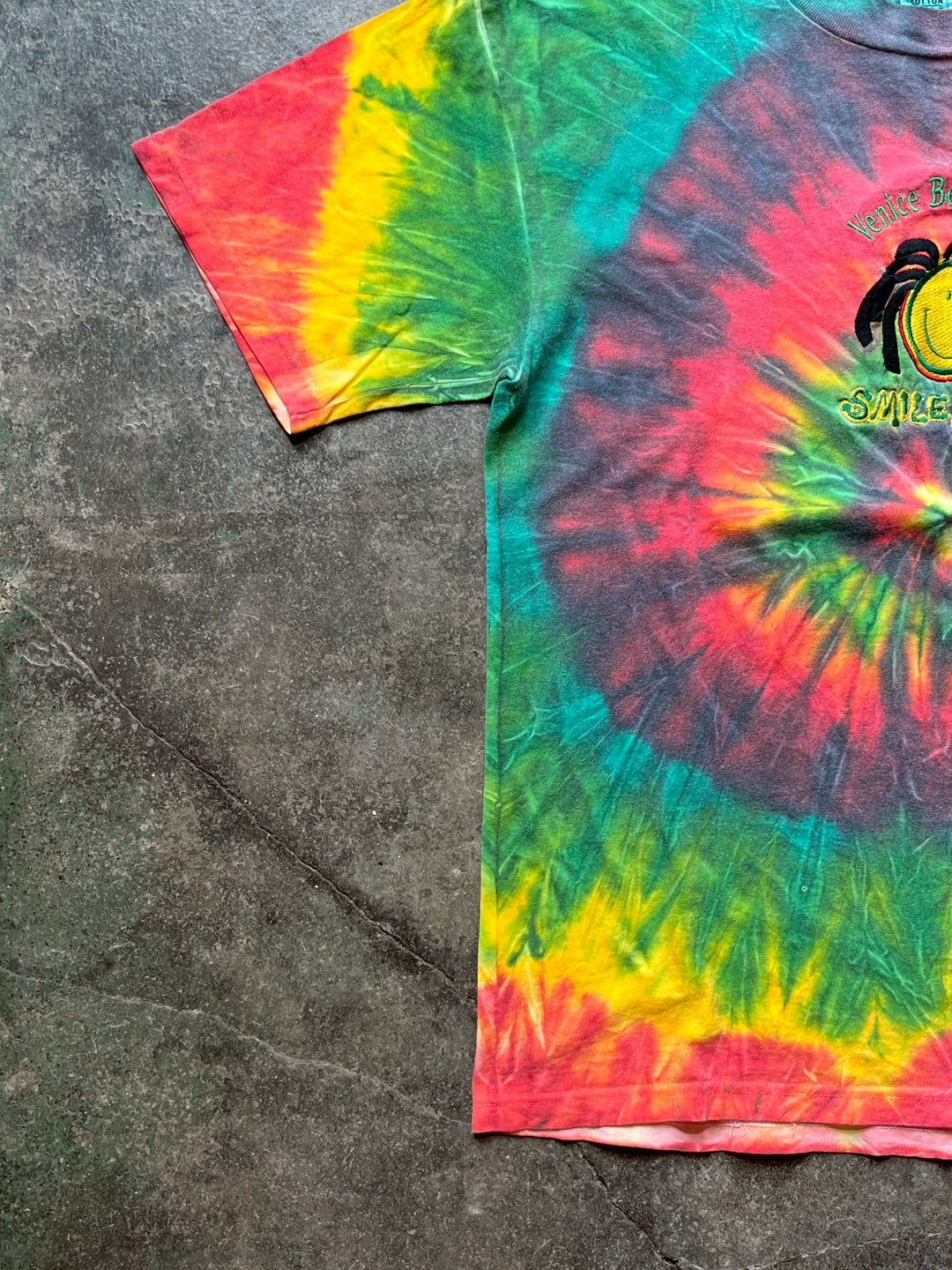 1990-00s tie-dye Venice-beach souvenir T-shirt