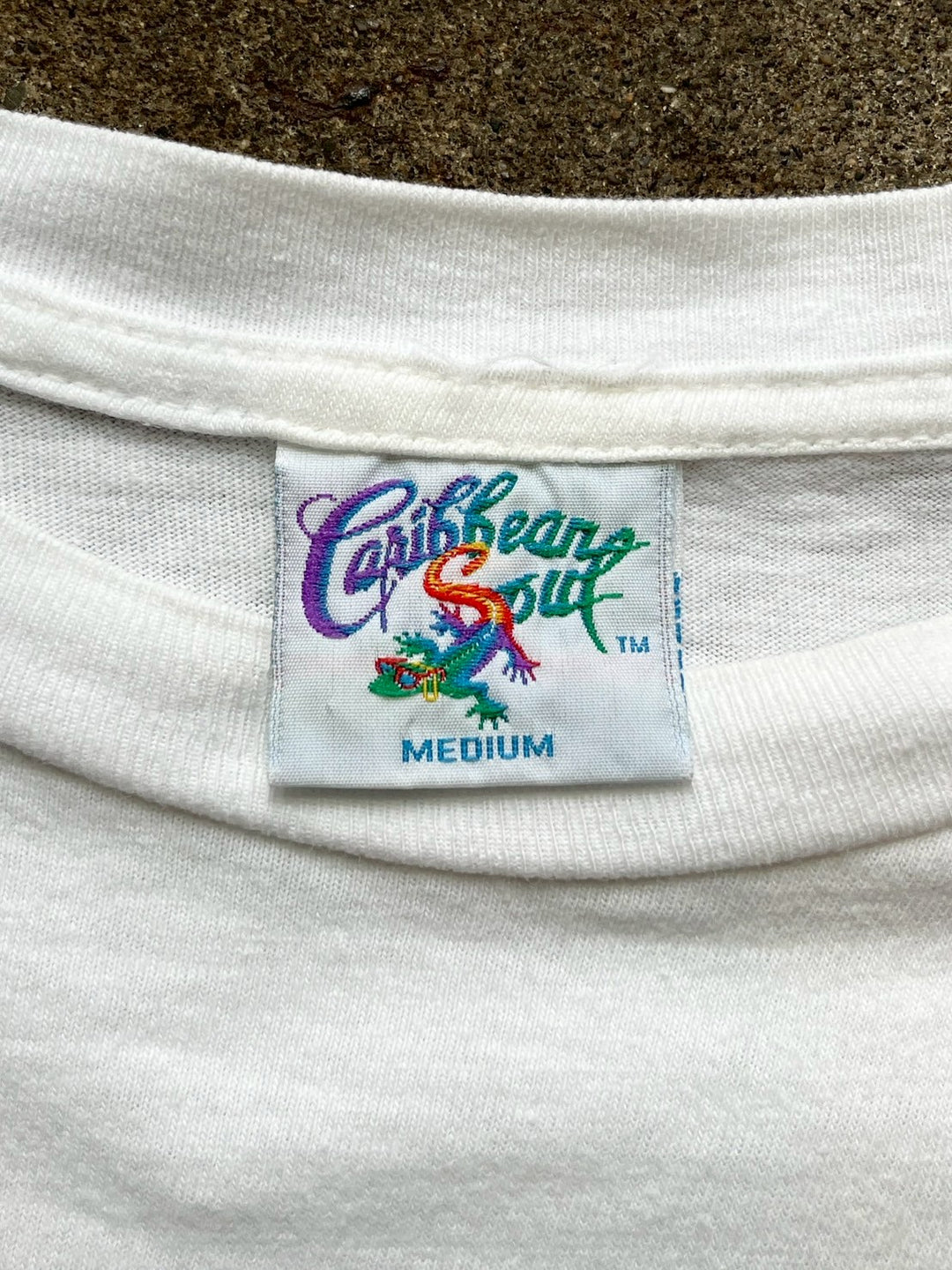 1990s USA made tropical graphic art T-shirt