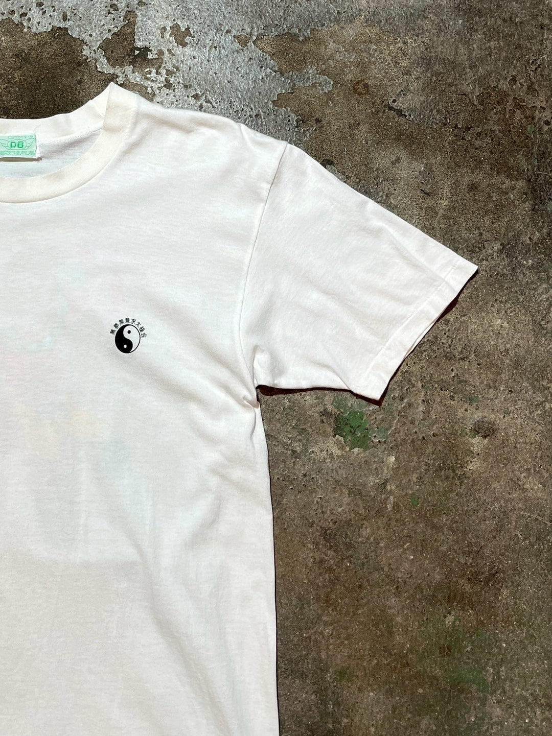 1990s Tai-Chi Kung Fu girl print T-shirt