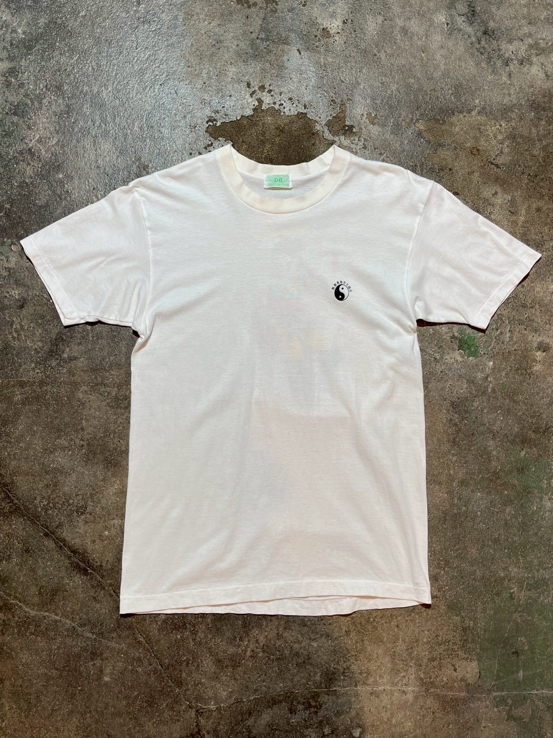 1990s Tai-Chi Kung Fu girl print T-shirt