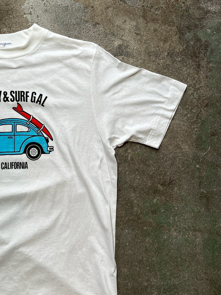 1990s "VOLCS WAGEN" beetle print T-shirt