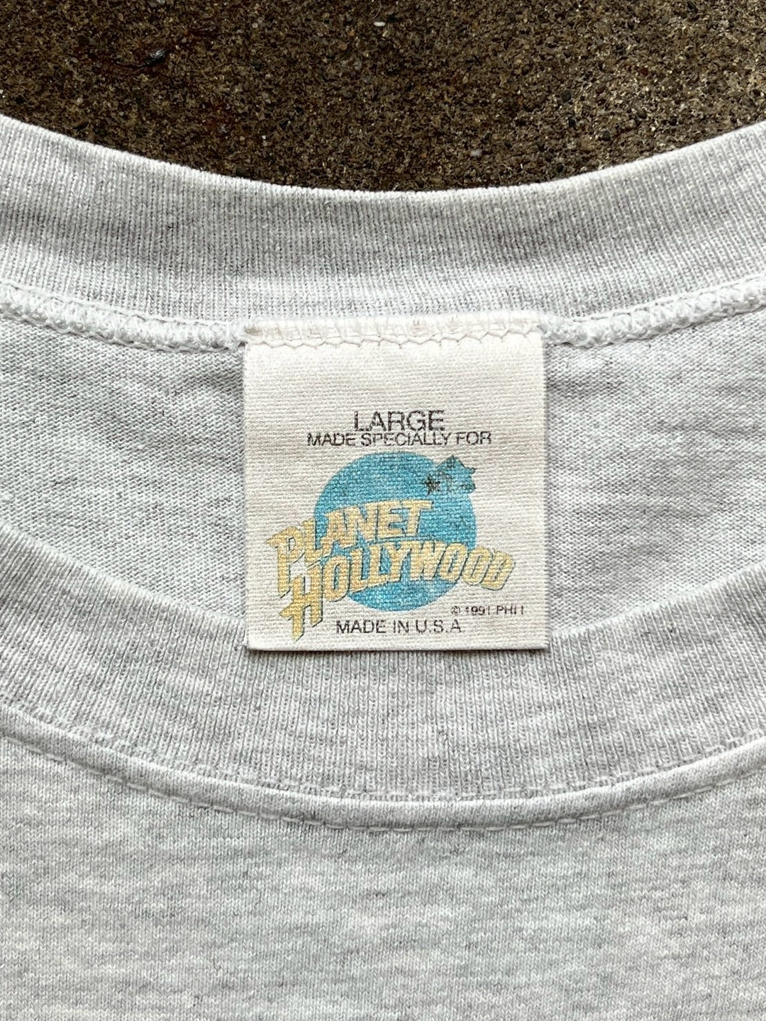 1990s USA made PLANET HOLLYWOOD × Walt Disney World 25th anniversary T-shirt