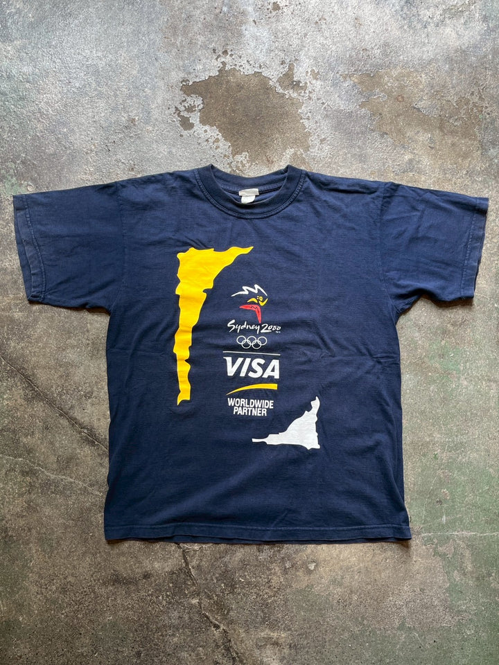 2000s Sydney olympic × VISA official sponsor T-shirt