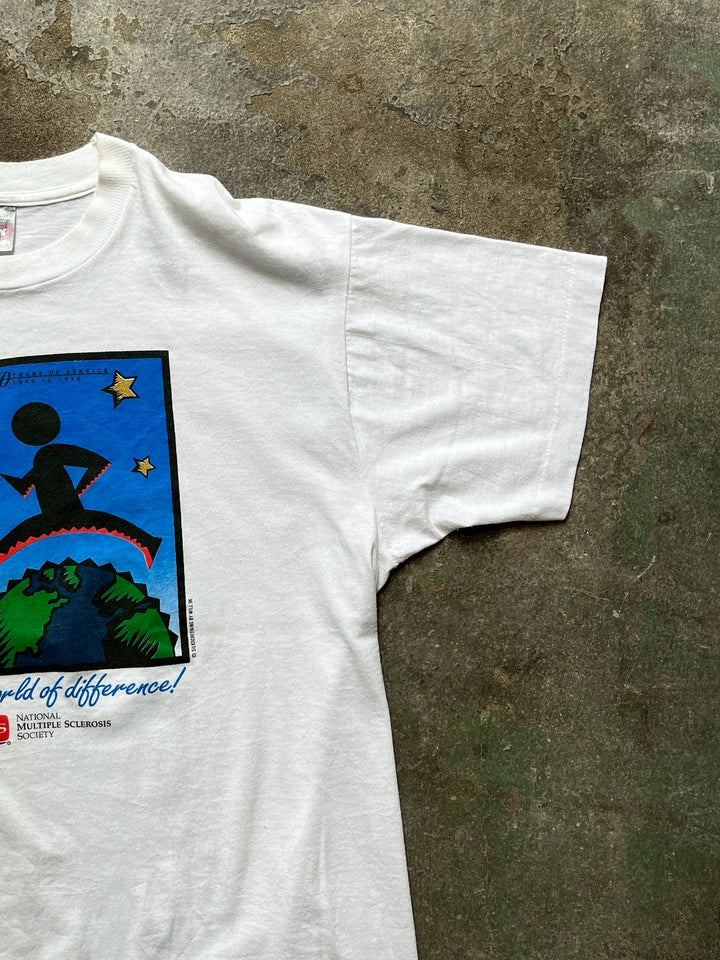 1990s MS WALK charity graphic T-shirt