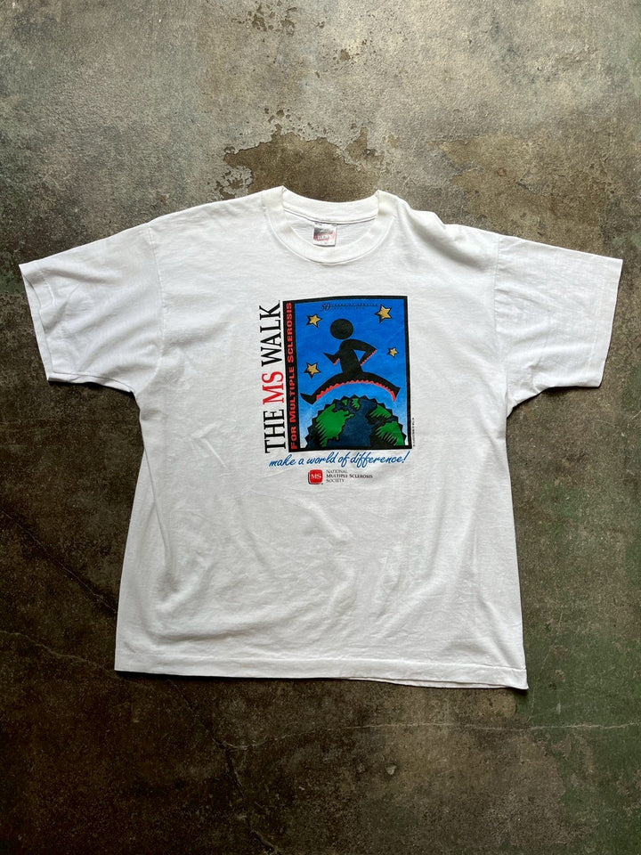 1990s MS WALK charity graphic T-shirt