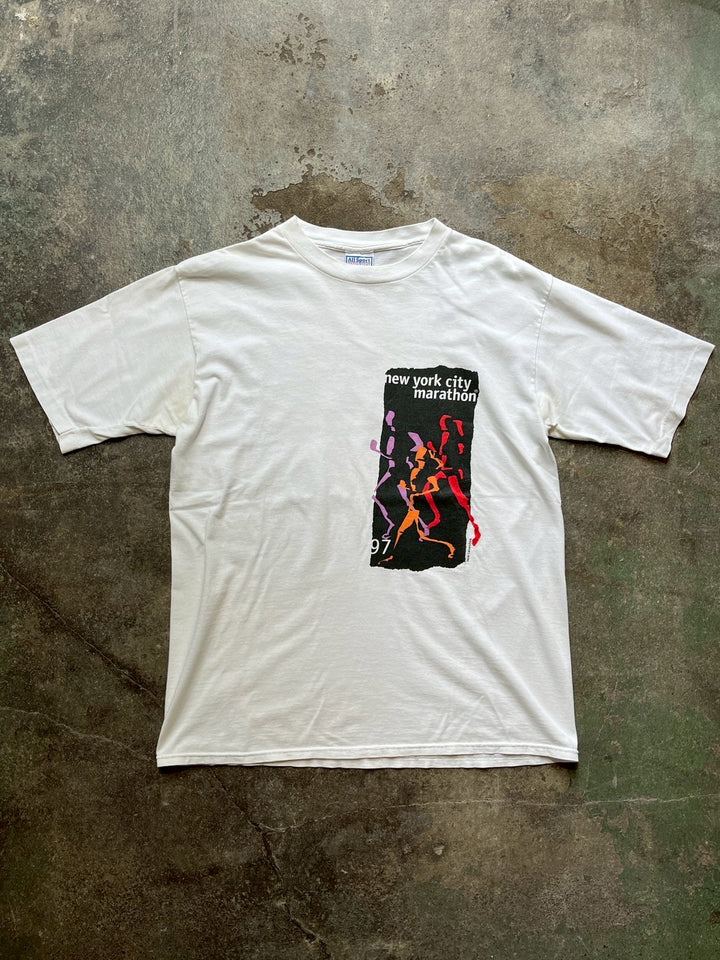 1990s USA made New York city marathon graphic T-shirt