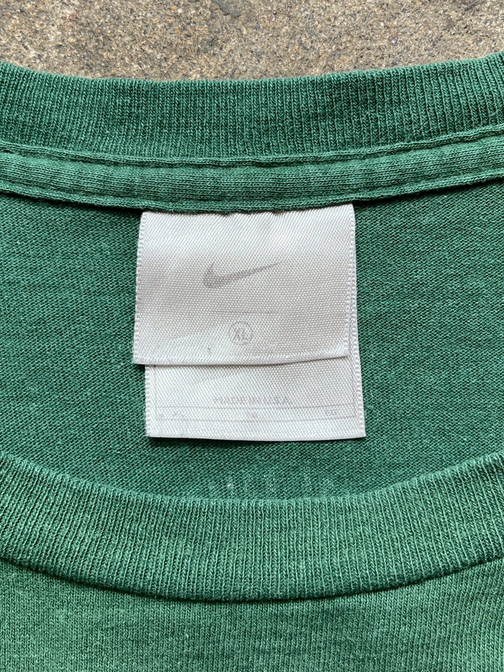 2000s USA made "NIKE" battle grounds logo print T-shirt