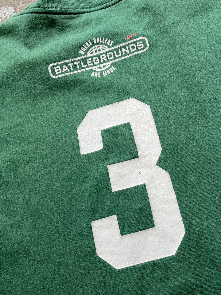 2000s USA made "NIKE" battle grounds logo print T-shirt